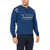 Lotto Pigiama Uomo Caldo Cotone Autunnale Invernale, Sportivo 100% Cotone Interlock Manica Lunga Pantalone Lungo (IT, Testo, XL, Regular, Regular, Jeans 217)