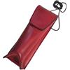 MG - MIGNOGNA GIANLUIGI - LAVORAZIONE AR Portaocchiali da collo in pelle unisex custodia per occhiali, Dimensione: Grande, Colore articolo: Testa di Moro, Impuntura a macchina: Marrone