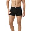nicoit Mutande Uomo Boxer Briefs - Intimo Uomo Elastico Interno in Cotone Bielastico, Confortevoli e Traspiranti, Pacco da 6 (IT, Testo, L, Regular, Regular, Bianco)