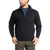 BE BOARD 9030 - Giacca Felpa Uomo con Zip - Cotone Poliestere - Taglie Forti - Manica Lunga - Tasche Laterali - Autunno Inverno - Nero, M