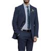 Botong Abito da Uomo in Lino 2 PC con Bavero Estivo per Matrimonio e Cerimonie Leggero, Beige, 66