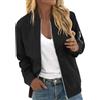 RYTEJFES Bomber Donna Bomber Donna Primaverile Giubbini Primavera Giubbino Abbigliamento Giacca Di Jeans Utility Jacket Giubbotto Uomo Mezza Stagione Similpelle Estiva Corta Elegante Baseball Pratico Lunga