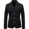 Generico Blazer Casual da Uomo Jacket Giacca Casual Elegante Slim Fit Giacche con 3 Bottone Giacca Uomo Blazer Giacche da Lavoro