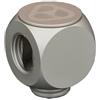 THERMAL GRIZZLY Raccordo rotante Thermal Grizzly Deltamate T Nichel opaco