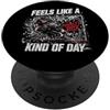 Funny Hockey Players Feels Like A Penalty Box Kind of Day Hockey Lovers PopSockets PopGrip Adesivo