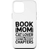 Cozy Reading Cat Book Mom Aesthetic Love Custodia per iPhone 12 mini Libro Mamma Amante Gatto Vivere In Capitoli Accogli
