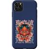 TOKYO WAVES Oni Mask Designs Custodia per iPhone 11 Pro Max Maschera giapponese del diavolo Yokai del diavolo Hannya Giappone Oni