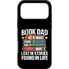 Reading Father Literature Book Dad Lover Custodia per iPhone 17 Pro Max Libro papà perso in storie trovate nel lettore di vita