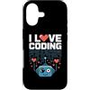 Programming Enthusiasts Robotics Bits Custodia per iPhone 17 Amo codificare Circuitry Robot Art