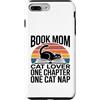 Reading Mama Feline Lover Bookworm Cat Custodia per iPhone 7 Plus/8 Plus Prenota mamma amante dei gatti solo un altro capitolo Cat Nap