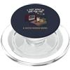 Cozy Crime Cat Co Divertente voglio solo accarezzare il mio gatto e guardare omicidio spettacoli 4 PopSockets PopGrip per MagSafe