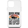 Reading Mama Feline Lover Bookworm Cat Custodia per iPhone 12 mini Prenota mamma amante dei gatti solo un altro capitolo Cat Nap