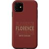 South Carolina born and South Carolina a Custodia per iPhone 11 Vintage Firenze Carolina del Sud