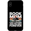 Cat Lover Reading Book Mom Custodia per iPhone XS Max Prenota Mom Cat Lover And Felines Forever
