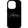 Aurelia Name Elegant Apparel Custodia per iPhone 14 Pro Aurora Nome Donne Elegante Carino Moglie Fantasia Ragazza Fidanzata GF