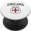 Maglietta Inghilterra UK Regno Unito Ing Tshirt Inghilterra Inglese UK Regno Unito Londra Britannica PopSockets PopGrip Adesivo