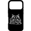 Jimbeels Custodia per iPhone 17 Pro Gatto norvegese Line Art Amante dei felini
