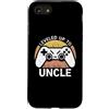 Leveled Up to Uncle 2025.. Custodia per iPhone SE (2020) / 7/8 Livellato fino allo zio 2025-Vintage promosso a zio 2025