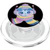 Bookworm Teacher Theme Library Reader Gr Agnello Libro Aperto Lettura Animale Amante Grafico Ritratto Pec PopSockets PopGrip per MagSafe
