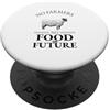 Statement Quote Culture Nessun agricoltore nessun cibo nessun futuro (Dichiarazione agricola) PopSockets PopGrip Adesivo