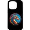 Colorful Dragon Store Custodia per iPhone 15 Pro Drago di vetro colorato
