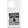 Reading Cat Lover Book Mom Cozy Reads Custodia per iPhone 13 Pro Max Libro Mom Cat Lover Letture accoglienti e coccole per gatti