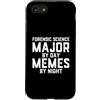 Meme Gifts For Everyone Custodia per iPhone SE (2020) / 7/8 Studente criminalistico della notte dei meme del giorno principale di scienze forensi