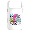 Kick It Designs Custodia per iPhone 17 Pro Max Design colorato con giocatore di calcio sportivo pop art
