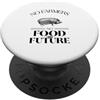 Statement Quote Culture Nessun agricoltore nessun cibo nessun futuro (Dichiarazione agricola) PopSockets PopGrip Adesivo