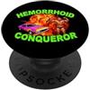 Funny Meme Sayings & Funny Meme Designs Emorroidi Conquistatore - Divertente detto Sarcastico Novità Meme PopSockets PopGrip Adesivo