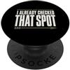 Gift For Shed Hunter Antler Collector Sp Capannone da caccia capanno cacciatore corna da caccia alce a coda bianca PopSockets PopGrip Adesivo