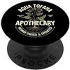 True Crime Lovers Aqua Tofana Apothecary - True Crime Omicidio Mostra Forensics PopSockets PopGrip Adesivo