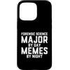 Meme Gifts For Everyone Custodia per iPhone 15 Pro Max Studente criminalistico della notte dei meme del giorno principale di scienze forensi
