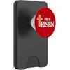 He is Risen Jesus Faith Christ God Matth Egli è Gesù risorto Fede Cristo Dio Matteo 28:6 PopSockets PopWallet per MagSafe