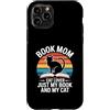 Reading Cat Lover Bookworm Mom Custodia per iPhone 11 Pro Prenota Mom Cat Lover Solo il mio libro e il mio gatto