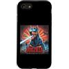 Doberman Puppy Lover PS Custodia per iPhone SE (2020) / 7/8 Divertente retrò giapponese Dogzilla Doberman amante dei cani