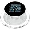 Funny Poop Sayings & Funny Pooping Desig I Clogged Your Toilet - Funny Daying Pooping Wolf Meme Poop PopSockets PopGrip per MagSafe