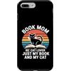 Reading Cat Lover Bookworm Mom Custodia per iPhone 7 Plus/8 Plus Prenota Mom Cat Lover Solo il mio libro e il mio gatto