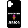 It's Ice Cream Season Custodia per iPhone 16 Plus Gelato Stagione Divertimento Estate Mese Soft Serve Ice Cream Truck