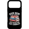 Reading Cat Lover Book Mom Cozy Reads Custodia per iPhone 17 Pro Max Libro Mom Cat Lover Letture accoglienti e coccole per gatti