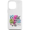 Kick It Designs Custodia per iPhone 13 Pro Design colorato con giocatore di calcio sportivo pop art