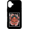 TOKYO WAVES Oni Mask Designs Custodia per iPhone 16 Plus Yokai Oni Maschera Diavolo Giapponese Demone Tattoo Oni Mask