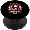 Mothers Cheerleader Support Designs Sideline Coach Dal Giorno Uno Cheer Famiglia Cheerleader Mamma PopSockets PopGrip Adesivo