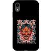 TOKYO WAVES Oni Mask Designs Custodia per iPhone XR Hannya Oni Mask Devil Yokai - Maschera giapponese con tatuaggio demone