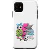 Kick It Designs Custodia per iPhone 11 Design colorato con giocatore di calcio sportivo pop art