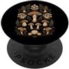 Sporavell Collective Funghi Botanici Vintage Raccoglitore Natura PopSockets PopGrip Adesivo