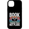 Bookworm Reading Introvert Book Lover Li Custodia per iPhone 14 Plus Lettura Libro Girare Pagine Non Piani Citazione