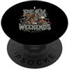Outdoor Adventure Hiking Designs for Alp Arrampicata su roccia Alpinista I Picco nei fine settimana PopSockets PopGrip Adesivo