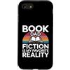 Reading Father Novel Lover Retro Sunset Custodia per iPhone SE (2020) / 7/8 Book Dad Fiction è la mia lettura di realtà preferita