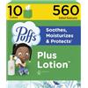 Puffs Plus Lotion Facial Tissues, 10 Cubes, 56 Tissues Per Box